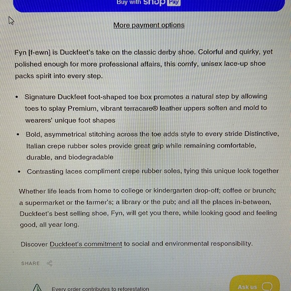 Duckfeet Fyn Shoes, leather size 39, cocoa brown, EUC - Picture 9 of 9